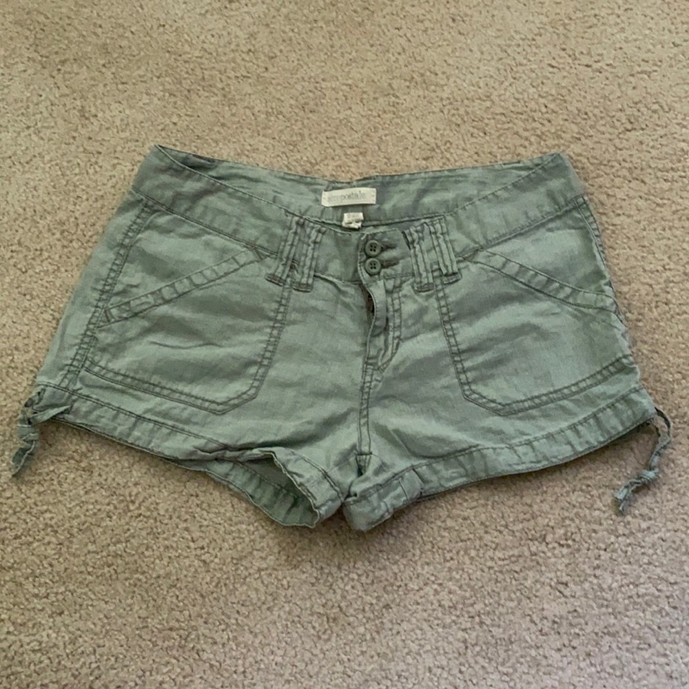 Aeropostale sage green shorts